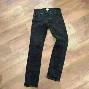 J. Crew Men’s 484 Slim Fit Black Wash Faded Black Size W29/L32